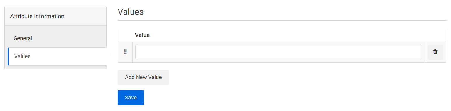 attribute create page values tab