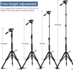100BTF BJ368 Aluminum Tripod in Oman – Lightweight, Stable & Portable Stand - Image 2
