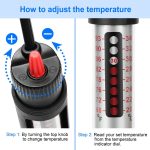 25W Submersible Aquarium Heater with Adjustable Thermostat and LED Display – Ideal for Small Fish Tanks - Image 3