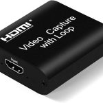 4K HDMI Video Capture Card with Loop-Out – USB 3.0, Low Latency, OBS Compatible, Full HD 1080p Recording