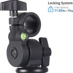 Adjustable Tripod Level Arm Fixer – Aluminum Boom & Support Arm for Tripods (360° Horizontal Mount) –