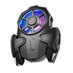 AK03 Mobile Phone Cooler Fan with Gaming Trigger – 2-in-1 Gamepad & Radiator for Android/iOS,