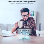 Aluminium Alloy Foldable Laptop Stand – Ergonomic, Adjustable, and Portable Notebook Riser, - Image 5