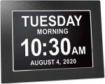 American Lifetime Day Clock ALT91 – Large Digital Display Calendar Clock for Seniors – Easy Read Day & Date Clock, Price in Oman