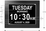 American Lifetime Day Clock ALT91 – Large Digital Display Calendar Clock for Seniors – Easy Read Day & Date Clock, Price in Oman - Image 2