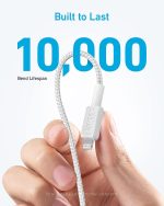 Anker 322 USB-C to Lightning Cable (3ft) – MFi Certified, Fast Charging, Durable Braided Design Best Price In Muscat Oman - Image 2