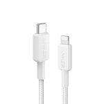 Anker 322 USB‑C to Lightning Cable 3 ft (Series 3, A81B5H21) – Braided, 60 W Power Delivery, MFi‑Certified