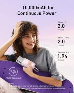 Anker Zolo 30W 10000mAh Power Bank with Built-in USB-C Cable – Fast Charging Portable Charger A1688H11, - Image 6