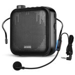 APORO T15 Portable Voice Amplifier – 12W Mini Speaker with Wired Microphone, TF Card Support, and 12-Hour Battery Life – Price in Oman