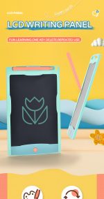Baibian LCD Writing Tablet 10″ BB1001‑1 – Reusable Colorful Doodle Pad with Stylus - Image 3