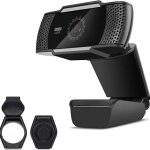 Baytion 1080p Full HD USB Webcam with Microphone – Plug & Play, Noise Reduction, Wide-Angle Lens