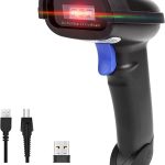 Begum NT‑1228BC Wireless 1D CCD Barcode Scanner – Bluetooth / 2.4 GHz / USB (Brown Box)