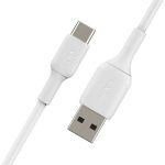 Belkin BoostCharge 1 m White Lightning - USB‑A Cable – MFi Certified, Braided & Durable - Image 4