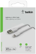 Belkin BoostCharge White 1 m Lightning ➝ USB‑A Cable – MFi Certified, Braided & Durable - Image 6