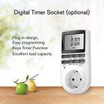 Besvic TM02 Digital Programmable Timer Socket with LCD Display – 24-Hour/7-Day Plug-in Timer for Home Appliances, - Image 2