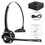 BH‑M9 Pro / BH‑M97 Wireless Call Center Headset – Bluetooth 5.0, Noise‑Cancelling Mic, Charging Dock – - Image 2