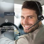 BH‑M9 Pro / BH‑M97 Wireless Call Center Headset – Bluetooth 5.0, Noise‑Cancelling Mic, Charging Dock – - Image 6