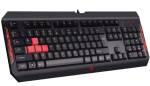 Bloody Blazing Q100 Gaming Keyboard – RGB Backlit Mechanical-Feel Wired Keyboard