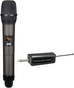 Borl BO-80 Professional Universal Wireless Microphone – Long-Range, Noise-Canceling, Adjustable Frequency – Ideal for Events,