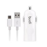 Budi 062M Car Charger with 1 USB Port & Micro USB Cable – Fast Charging Solution for Android Devices