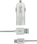 Budi 062M Car Charger with 1 USB Port & Micro USB Cable – Fast Charging Solution for Android Devices - Image 2