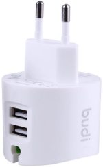 Budi 332U Wall Charger with 2 USB Ports & Lightning Cable – Efficient Charging Solution for iPhone,