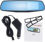 Car Rear View DVR Mirror Blue Box CRB1 – 4.5" Dual Lens 1080p Dash Cam with Night Vision & G-Sensor - Image 3
