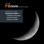 Celestron AstroMaster 76EQ Newtonian Reflector Telescope – Ideal for Beginners, Price in Oman Muscat - Image 4