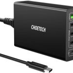 Choetech Q3-4U2Q-101UK 5-Port 60W USB PD Charger with Quick Charge 3.0 – Fast Multi-Device Charging Hub