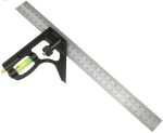Combination Square Scale K1318 – 12-Inch Adjustable Measuring Tool for Woodworking and Metalworking,