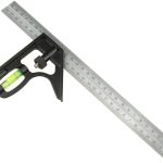 Combination Square Scale K1318 – 12-Inch Adjustable Measuring Tool for Woodworking and Metalworking,