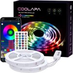 Coolapa 20m RGB LED Strip Light with Remote & App Control – Music Sync Lighting for Home Decor, Price in Oman