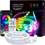 Coolapa 30m RGB LED Strip Light with Remote & App Control – Music Sync Lighting for Home Decor, Price in Oman