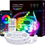 Coolapa 30m RGB LED Strip Light with Remote & App Control – Music Sync Lighting for Home Decor, Price in Oman