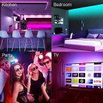 Coolapa 30m RGB LED Strip Light with Remote & App Control – Music Sync Lighting for Home Decor, Price in Oman - Image 4