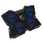 Coolcold K25 USB Laptop Fan Stand – 4‑Fan Cooling Pad with LED, Adjustable Height for 12–17″ Laptops - Image 2