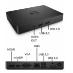 Dell Docking Station WD15 K17A – USB-C Multi-Display Dock with HDMI, DisplayPort & Ethernet | - Image 2