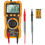 Digital Multimeter Yellow Box DM731 – 600 Counts LCD Display, 1000V Measurement, Flashlight Function –