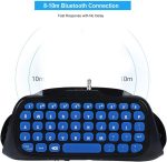 Dobe PS4 Wireless Keyboard Slim Pro – 2.4G Chatpad for PS4/PS4 Slim/PS4 Pro – - Image 2