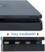 Dobe TP4-821B 5-Port USB Hub for PS4 Slim – High-Speed Gaming Expansion Accessory - Image 4