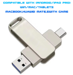 Dual Drive Flash Type-C + USB-A Metal – 2-in-1 OTG High-Speed USB Storage In Oman - Image 4