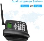 Dual SIM Fixed Wireless Desktop Phone GSM 850–1900 MHz – Wireless Landline Phone for Home & Office (Price In Oman) - Image 4