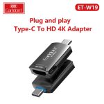 Earldom ET-W19 Type-C to HDMI 4K Adapter – Plug & Play, High-Definition Display Converter - Image 6