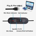 Emaiker EMK809 Call Center Headset – USB Wired Headset with Noise-Cancelling Microphone - Image 5