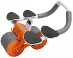 Exercise Wheel with Elbow Support – Automatic Rebound Ab Roller for Core Strength & Injury-Free Workout - Price in Oman