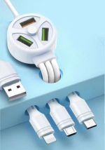 Extended 6 in 1 Data & Charging Cable – 1200mm Multi-Device Fast Charger - Image 3