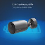 Ezviz EB3 Smart Home Battery Camera – Wireless Outdoor Security CCTV 1080p with Night Vision (EB3-R100-2C3WFL) - Image 4