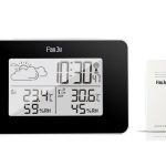 Fanju Wireless Weather Station with Indoor/Outdoor Temperature & Humidity Monitor, Alarm Clock, and LCD Display –