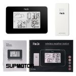 Fanju Wireless Weather Station with Indoor/Outdoor Temperature & Humidity Monitor, Alarm Clock, and LCD Display – - Image 3