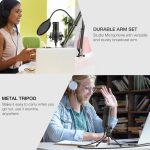 FIFINE Mini USB Microphone F1 – Compact Condenser Mic for Streaming, Podcasting, and Online Communication, Price in Oman - Image 2